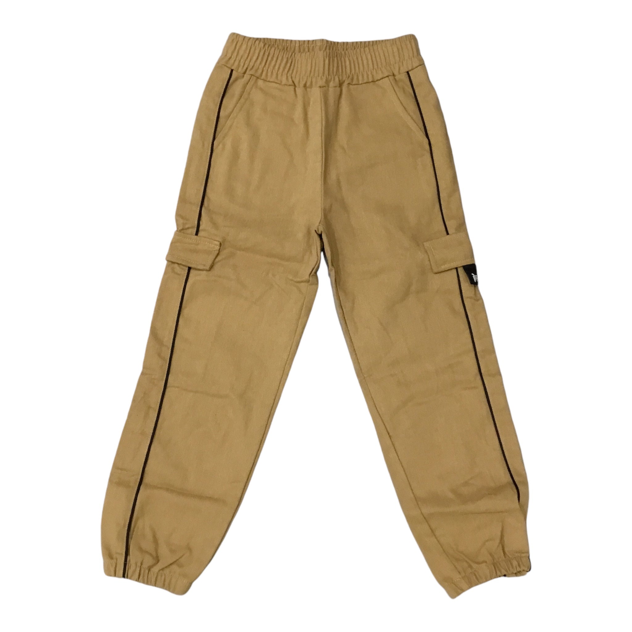 Pantalone Cargo Disclaimer | Biscotto con Profili Neri e Tasconi DISCLAIMER l'aquilonePANTA CANVASabbigliamento bambina