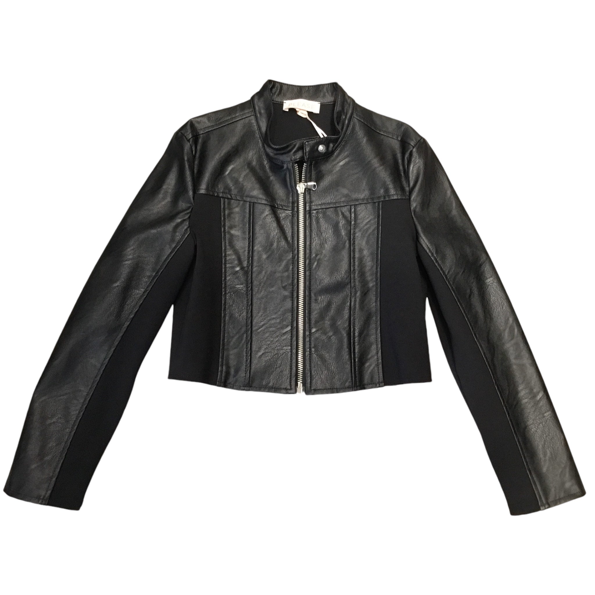 Giubbino ecopelle PLEASE l'aquiloneGiubbino ecopelleabbigliamento bambina