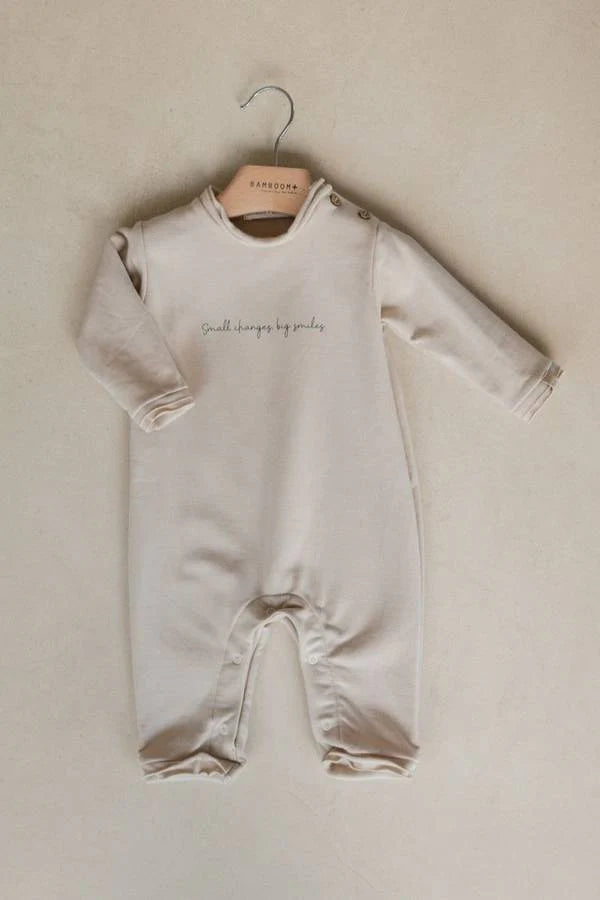 Tutina Invernale Felpata | Stampa Delicata e Tessuto Naturale BAMBOOM l'aquiloneTUTINA STAMPAabbigliamento neonato