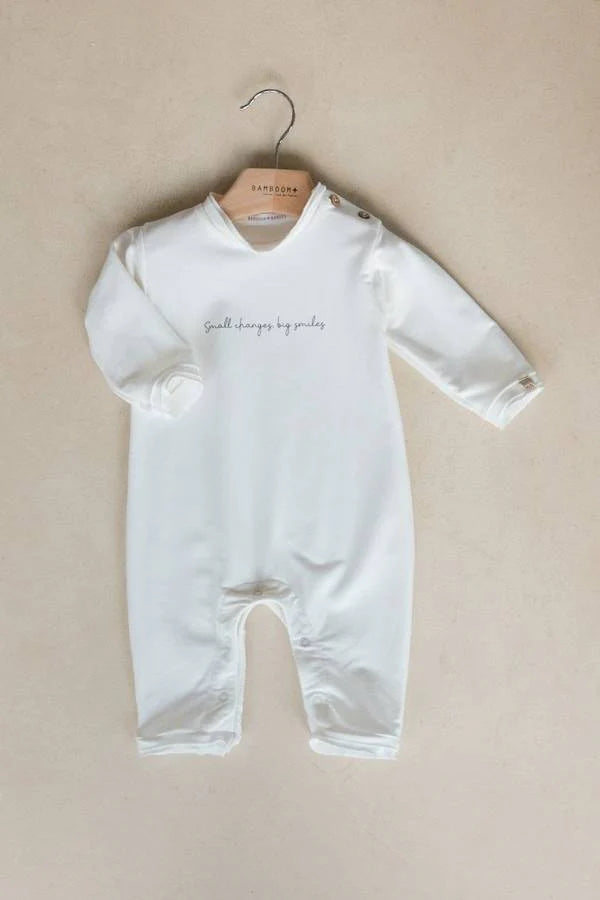 Tutina Invernale Felpata | Stampa Delicata e Tessuto Naturale BAMBOOM l'aquiloneTUTINA STAMPAabbigliamento neonato