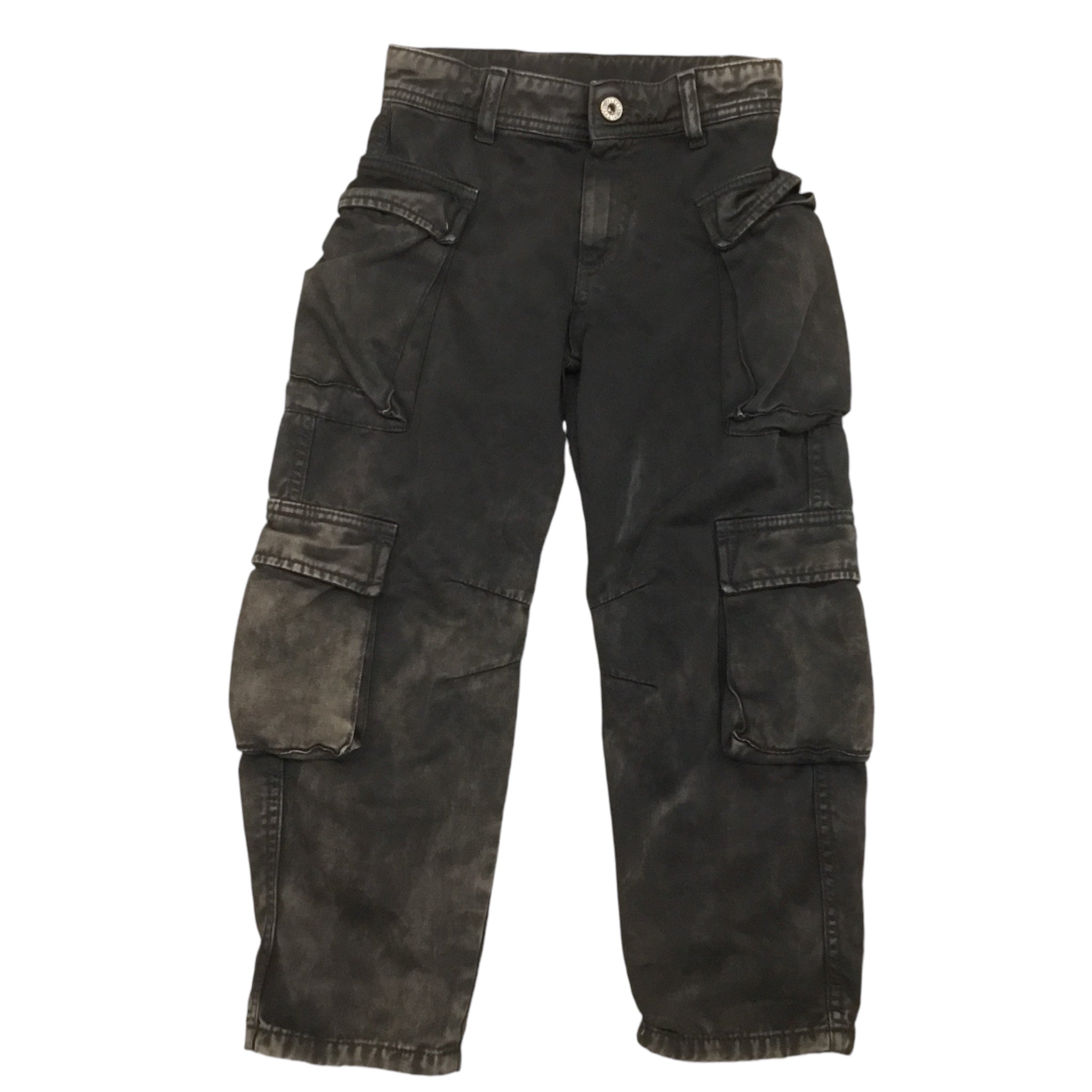 Jeans Straight Please | Cotone con Tasche Pattina - Made in Italy PLEASE l'aquiloneJeans slavato neroabbigliamento bambino