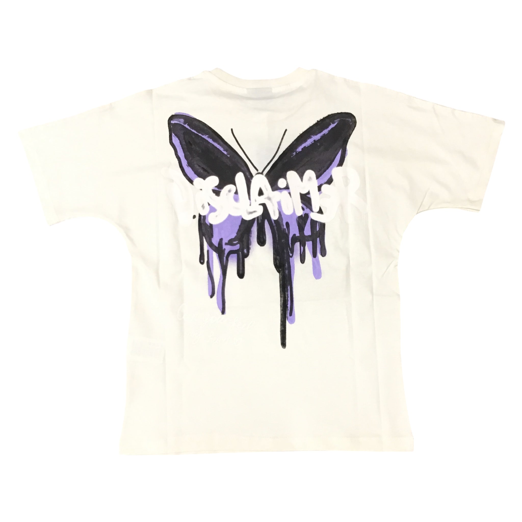 T-shirt Farfalla Donna | Logo Piccolo Davanti e Stampa Dietro DISCLAIMER l'aquiloneT.SHIRT FARFALLAabbigliamento bambina