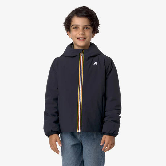K-Way Giacca Bambino Jack | Double Face Impermeabile K-WAY l'aquiloneJack Warm doubleabbigliamento bambino