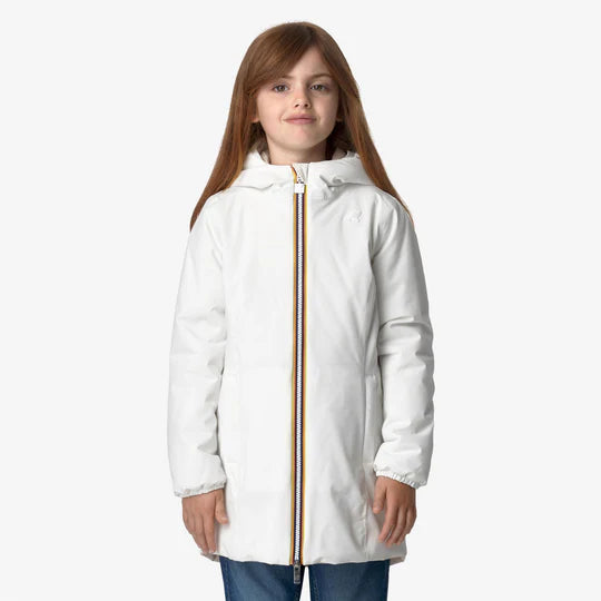 Denise warm double white K-WAY l'aquiloneDenise warm double whiteabbigliamento bambina