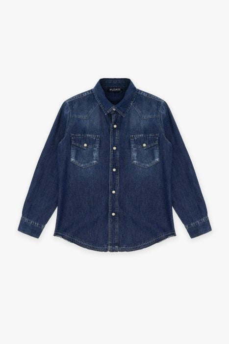 CAMICIA PLEASE PLEASE l'aquiloneCAMICIA PLEASEabbigliamento bambina