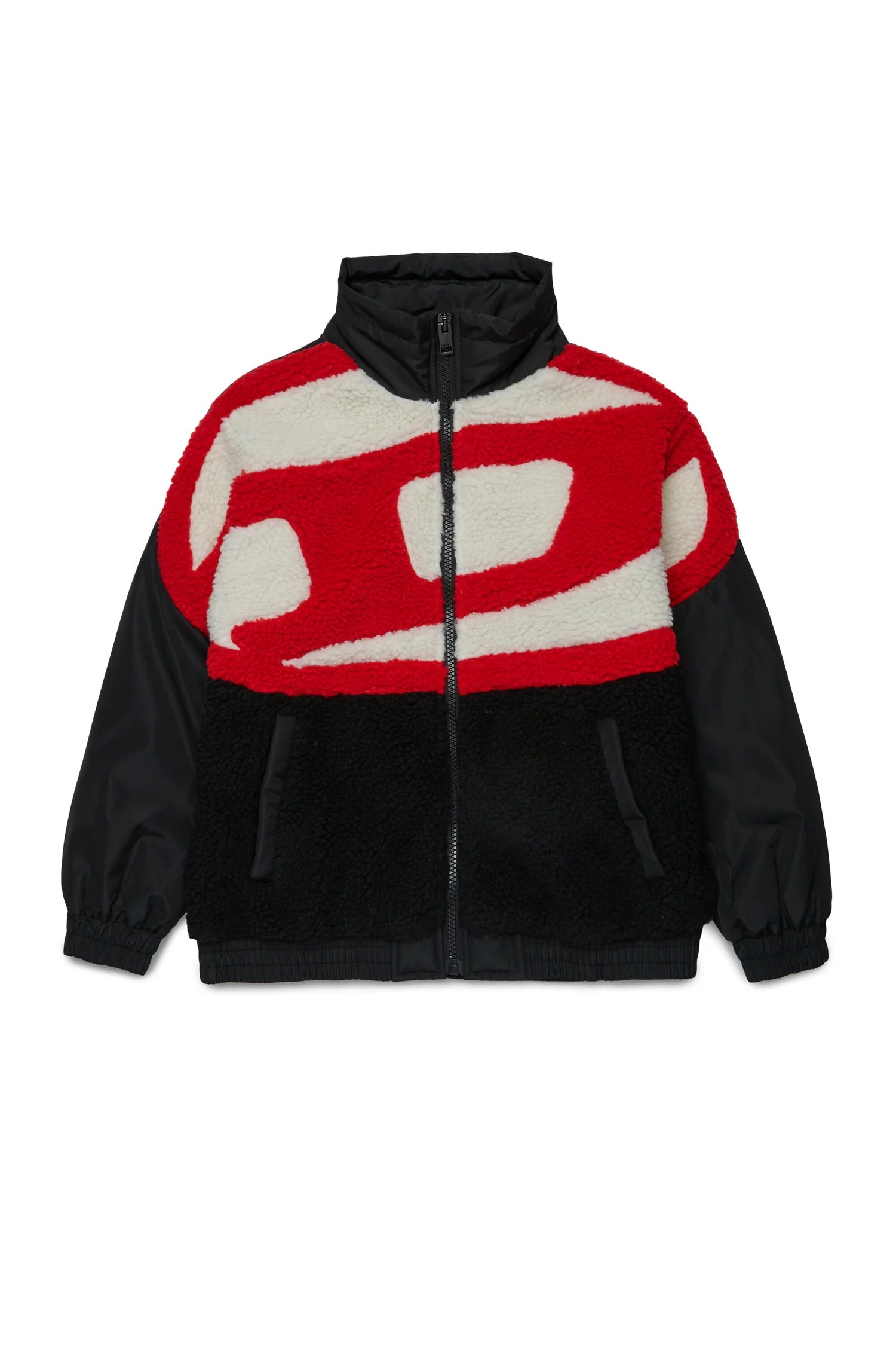 Giubbino Teddy Diesel | Nylon Imbottito con Logo Oval D DIESEL l'aquiloneGiubbino Teddy Dieselabbigliamento bambino