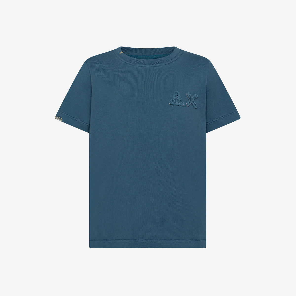 SUN 68 l'aquiloneSun 68 T-shirt Logo Ricamato | Micro Rotture a Contrastoabbigliamento bambino