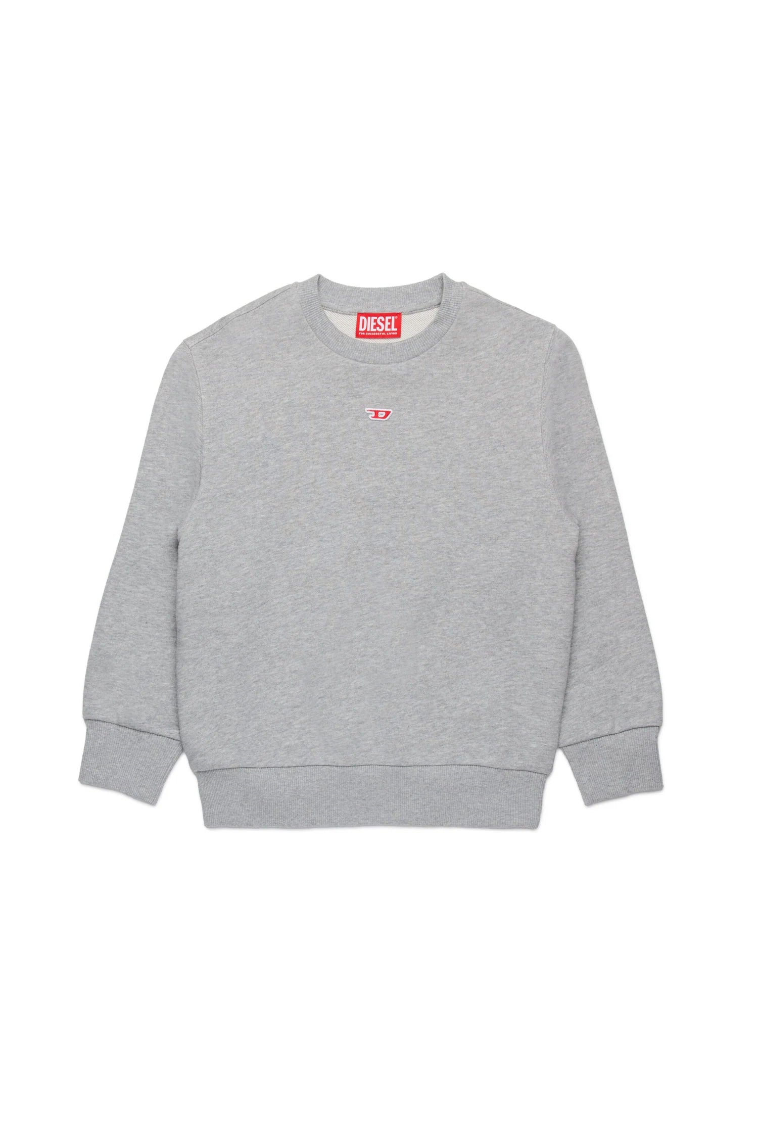 DIESEL l'aquiloneDiesel Felpa Oversize Grigia | Patch "D" e Finiture a Costineabbigliamento bambino