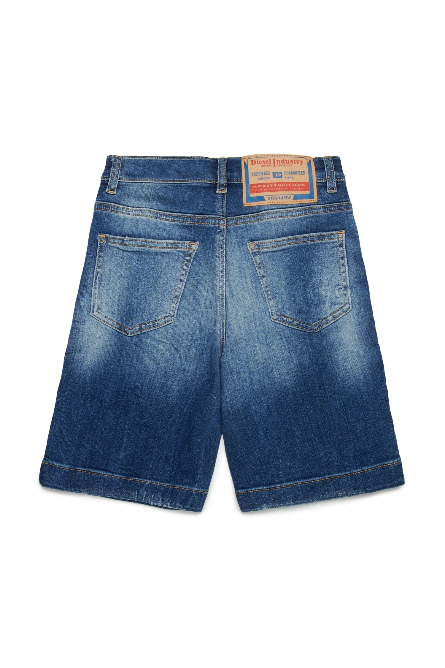 DIESEL l'aquiloneDiesel Shorts Denim Blu | Rotture e Rammendi a Zig-Zagabbigliamento bambino