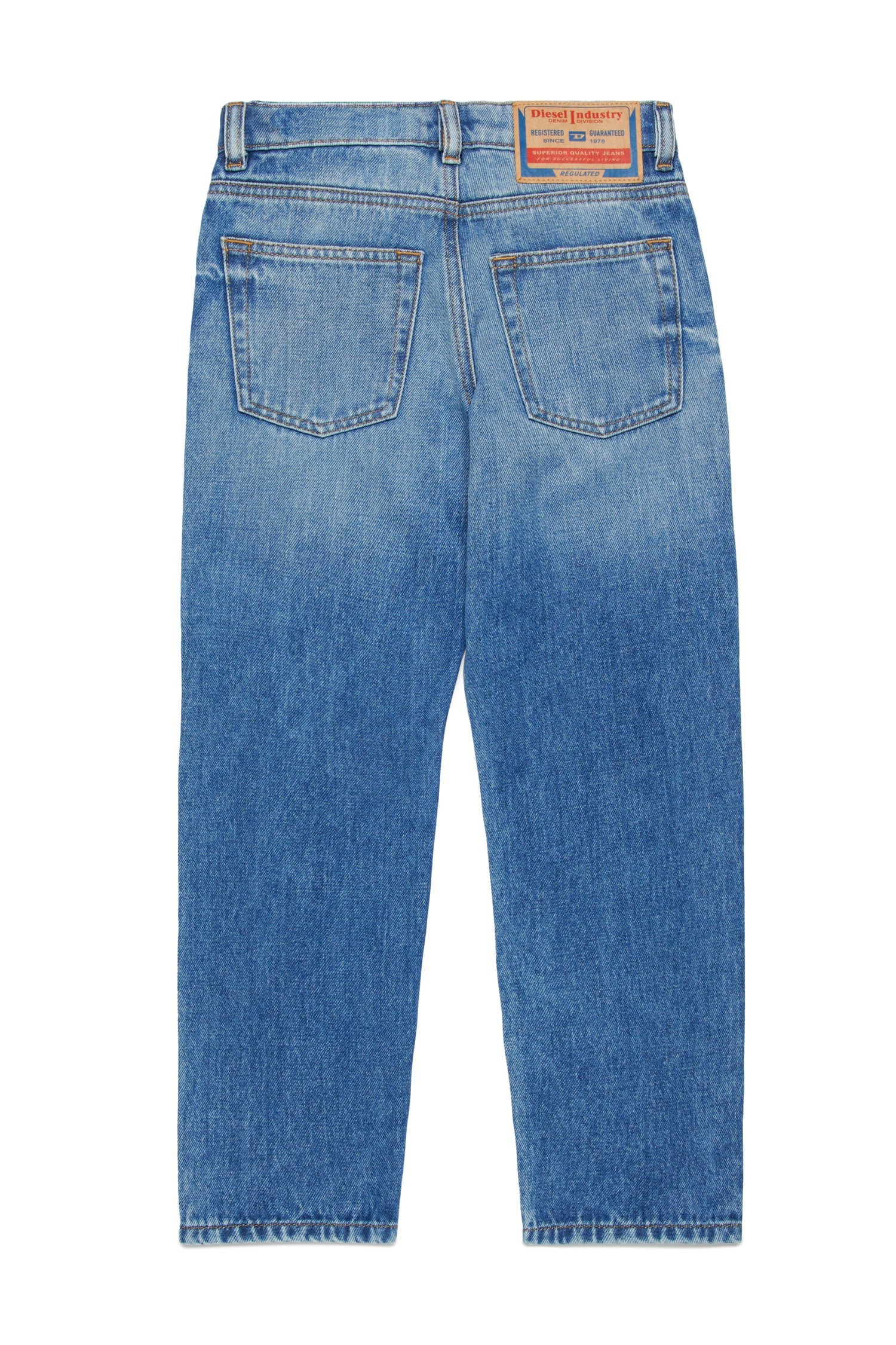 Diesel Jeans Straight Fit | Denim Blu Chiaro Effetto Vintage