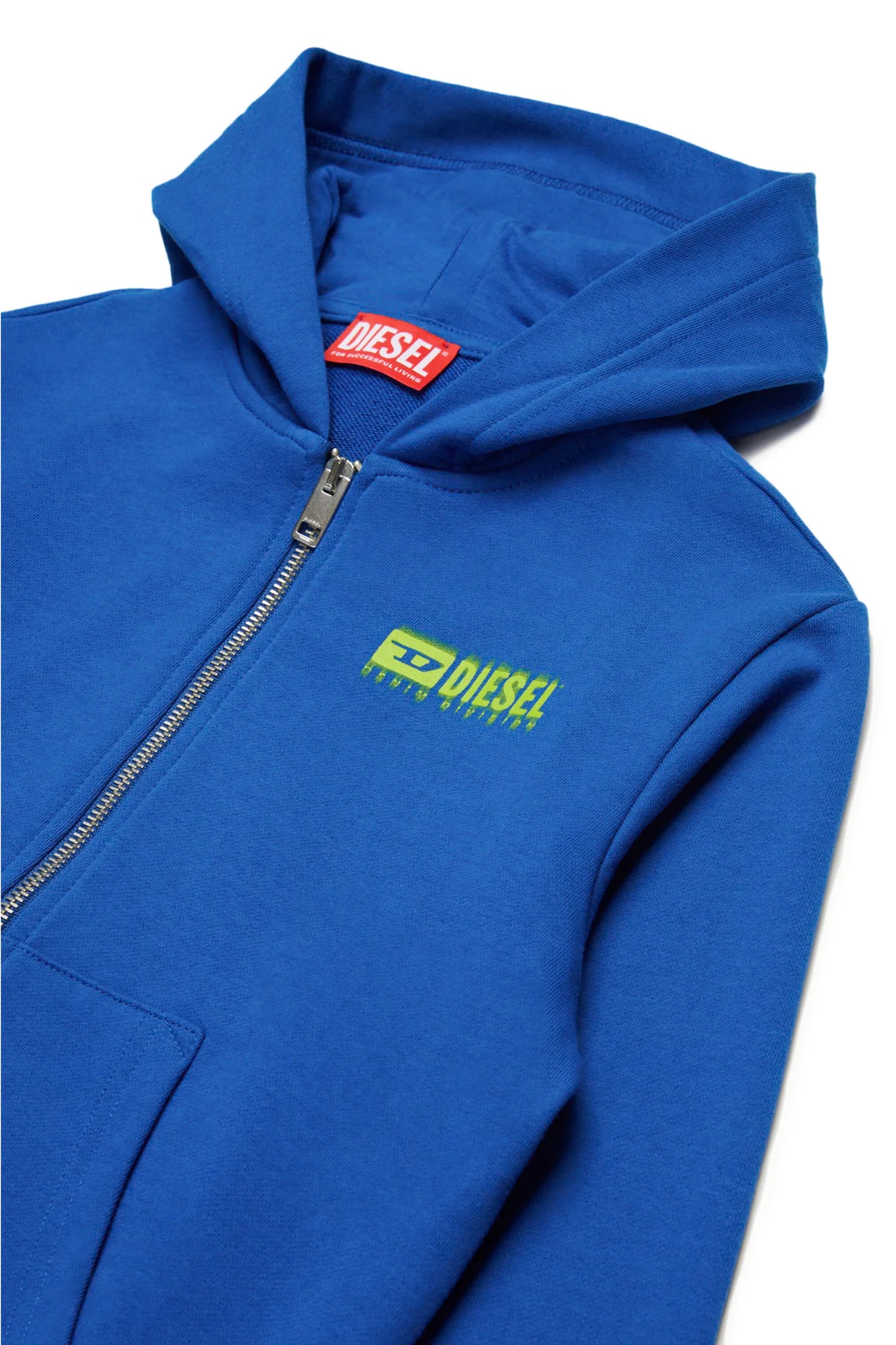 DIESEL l'aquiloneDiesel Felpa Zip con Cappuccio | Logo Degradé Fronte/Retroabbigliamento bambino