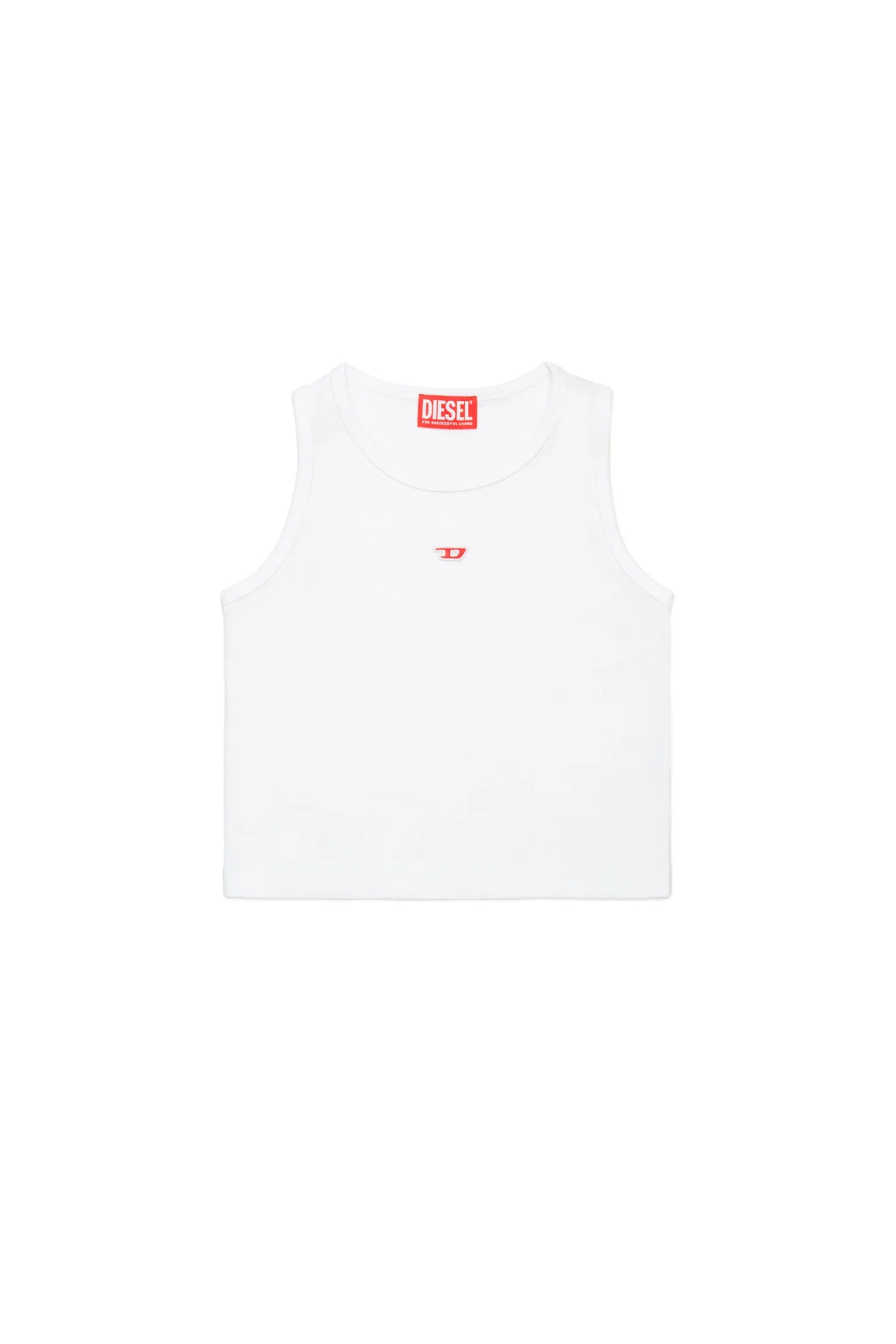 DIESEL l'aquiloneDiesel Top Smanicato in Jersey | Patch "D" Frontaleabbigliamento bambina