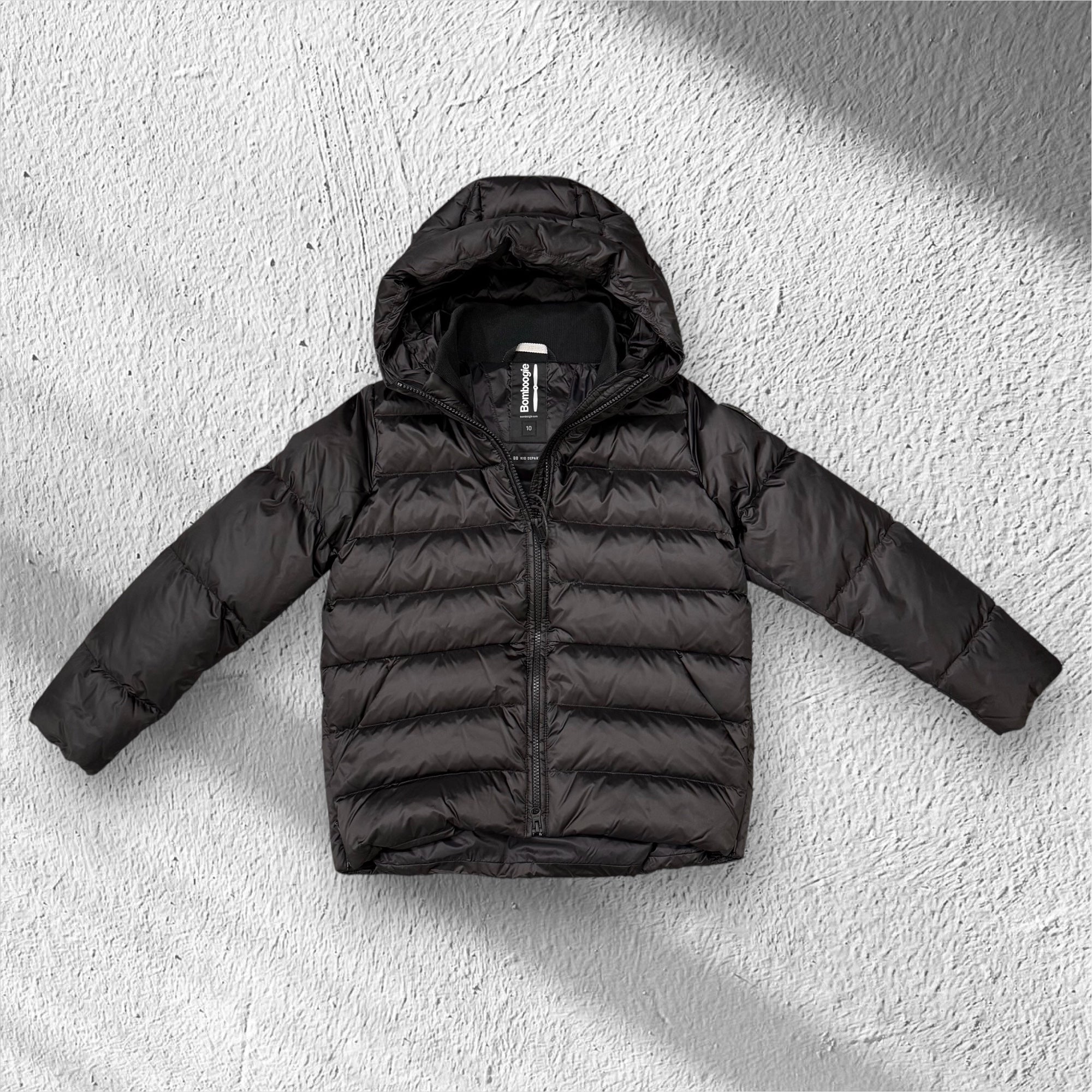 Piumino nero Bomboogie bomboogie l'aquilonePiumino nero Bomboogieabbigliamento bambino