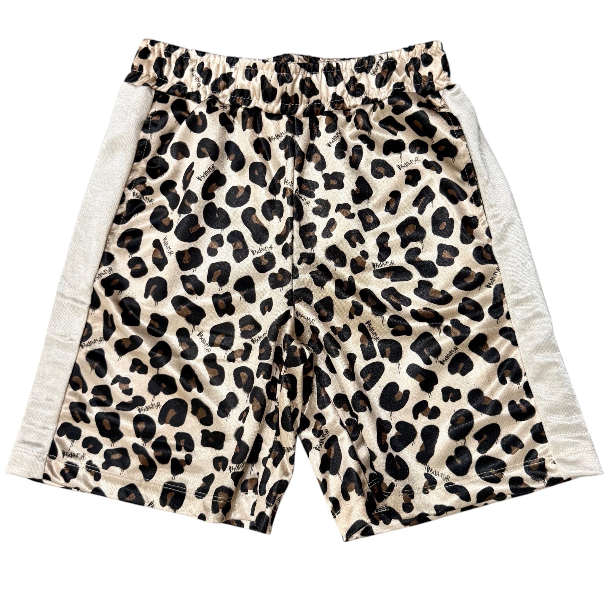 Bermuda in Tessuto Tecnico | Fantasia Maculata con Banda Bianca DISCLAIMER l'aquiloneBermuda maculato Disclaimerabbigliamento bambina