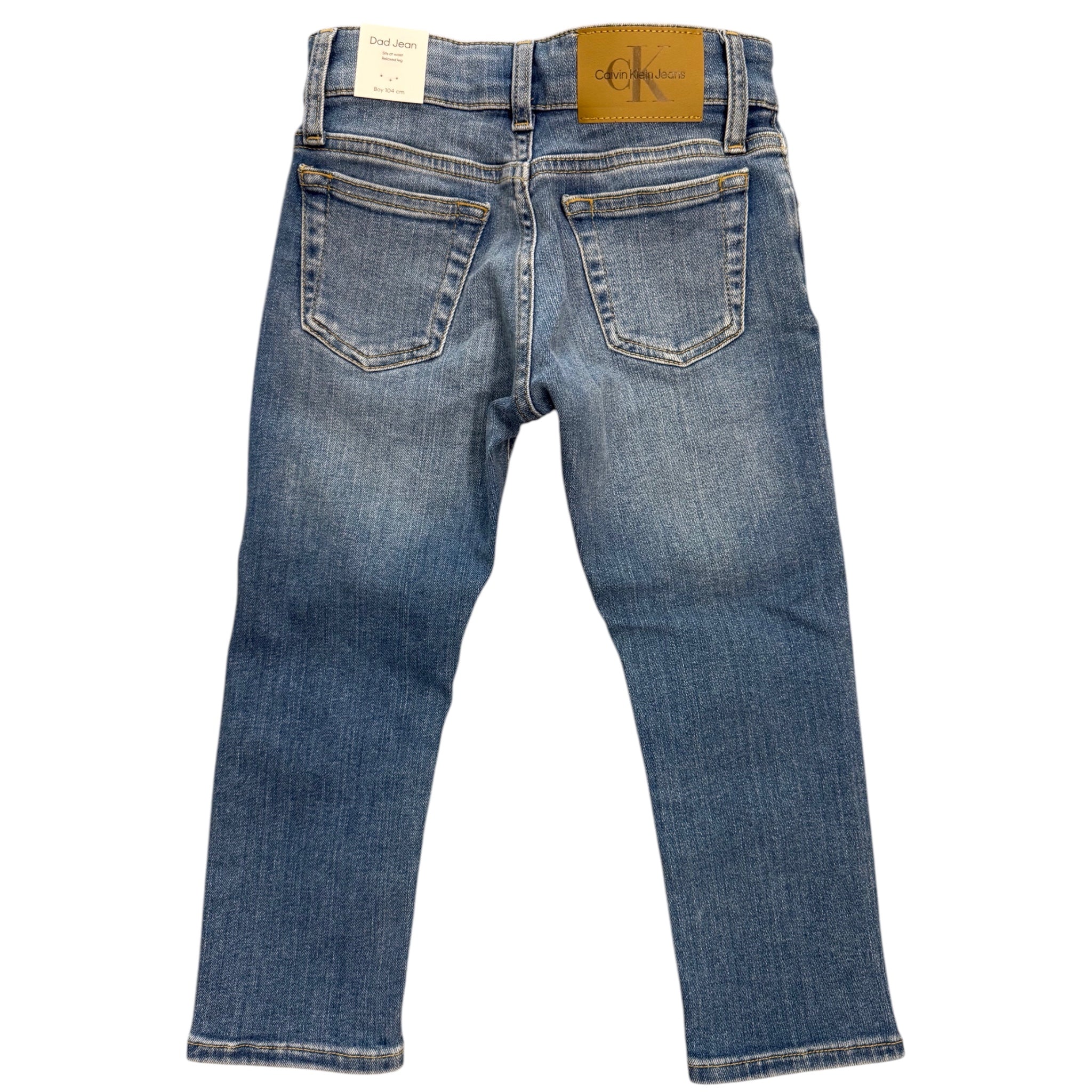 Jeans Azzurro Calvin Klein | Regular Fit con Vita Regolabile calvin klein l'aquiloneJeans Calvin Klein slimabbigliamento bambino