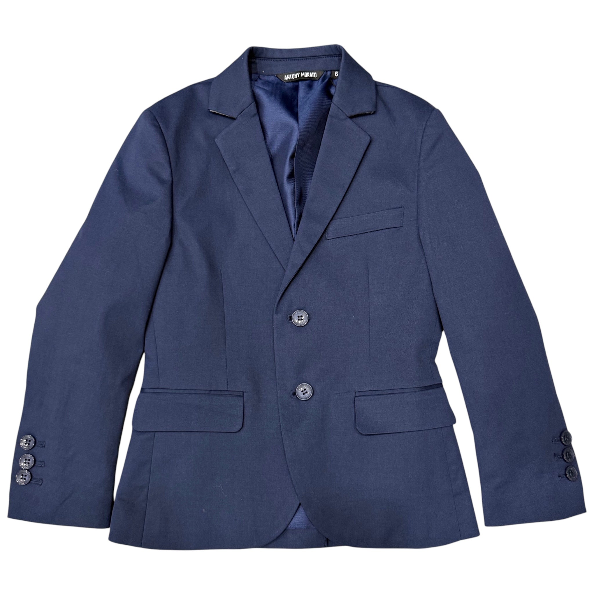 Giacca Blu a Due Bottoni | Cotone Elasticizzato | Antony Morato Antony Morato l'aquiloneGiacca Blu a Due Bottoni | Cotone Elasticizzatoabbigliamento bambino