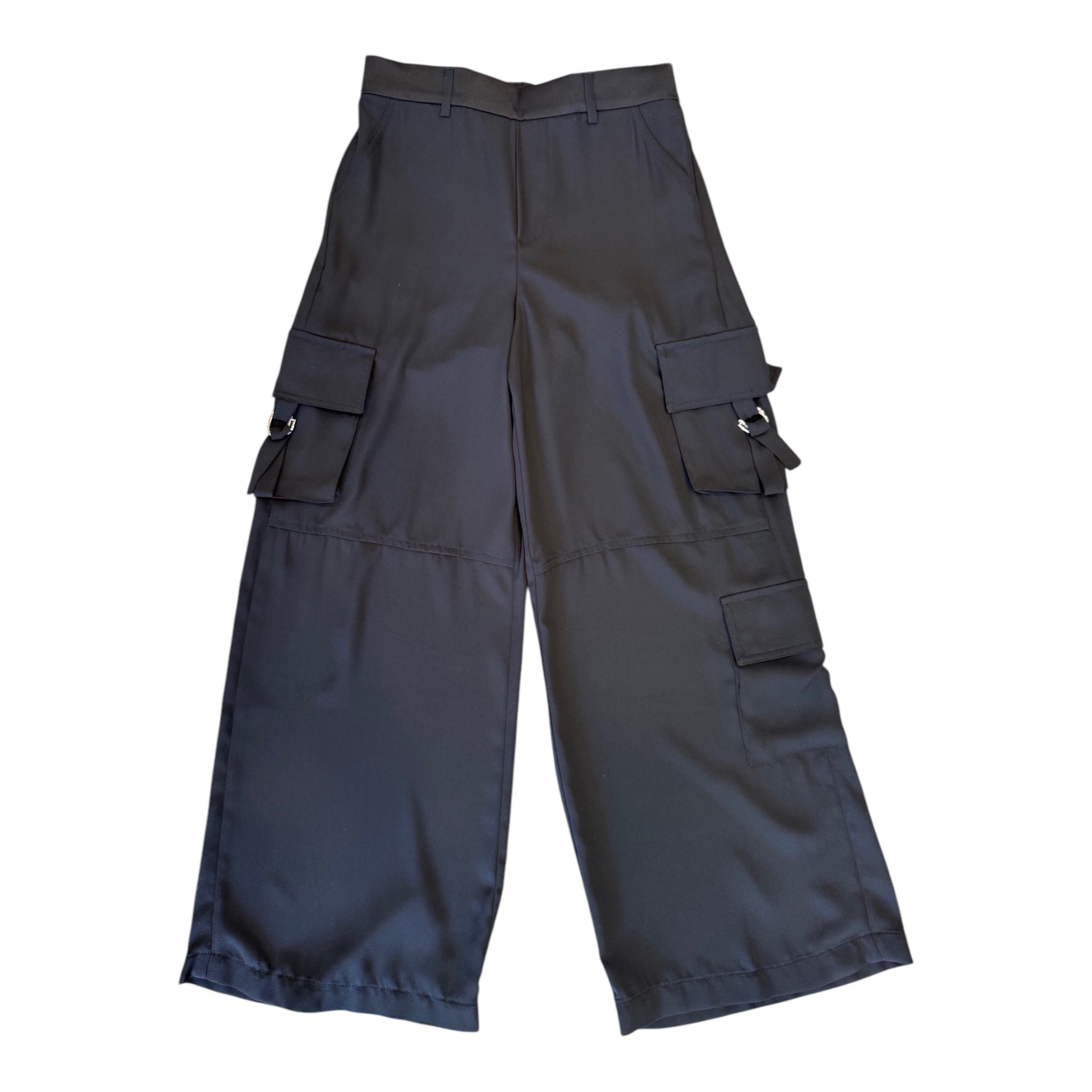 Pantalone Nero Kocca | Tessuto Tecnico con Zip KOCCA l'aquilonePantalone Nero tasche Koccaabbigliamento bambina