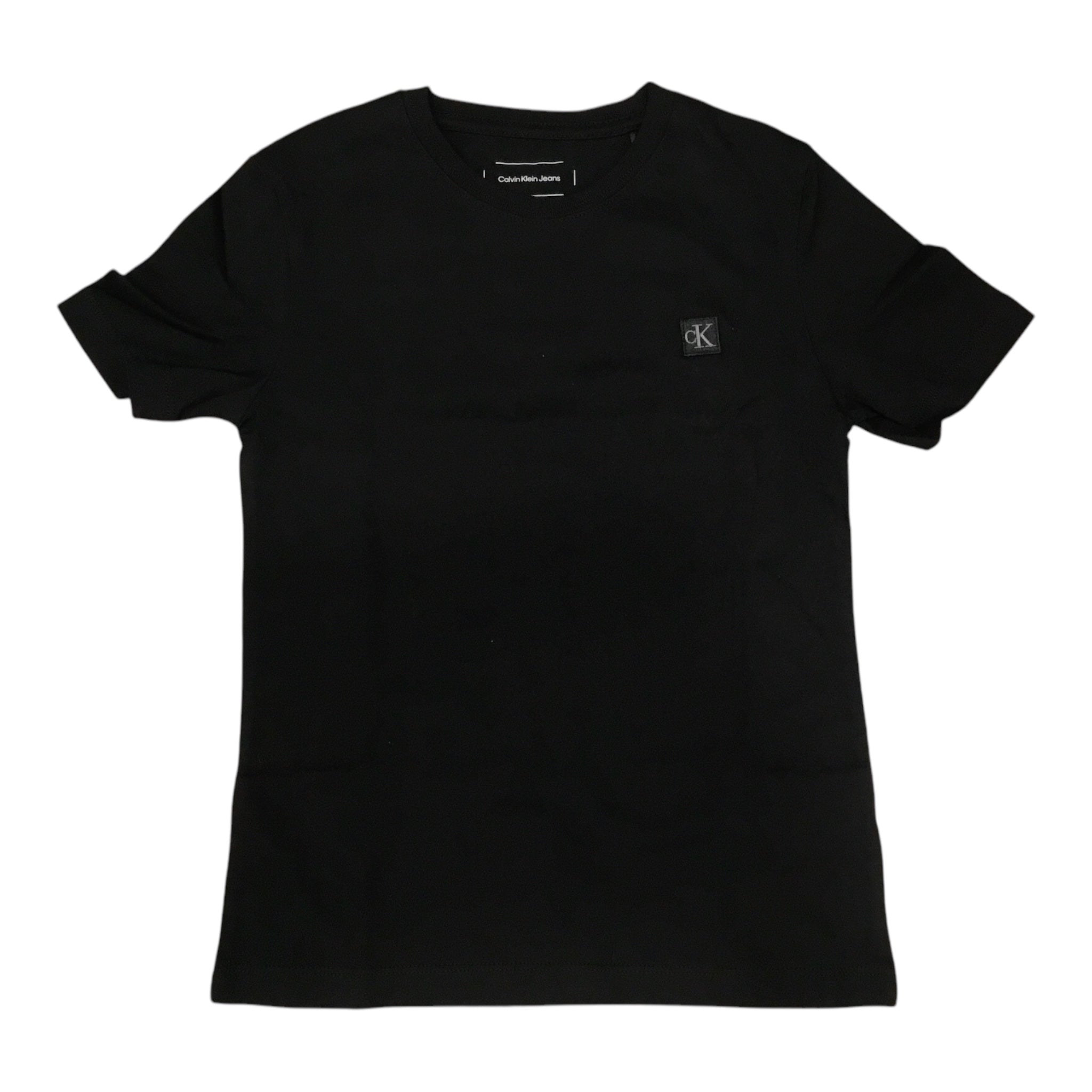 calvin klein l'aquiloneT-shirt Calvin Klein Nera | Logo Piccolo sul Cuoreabbigliamento bambino