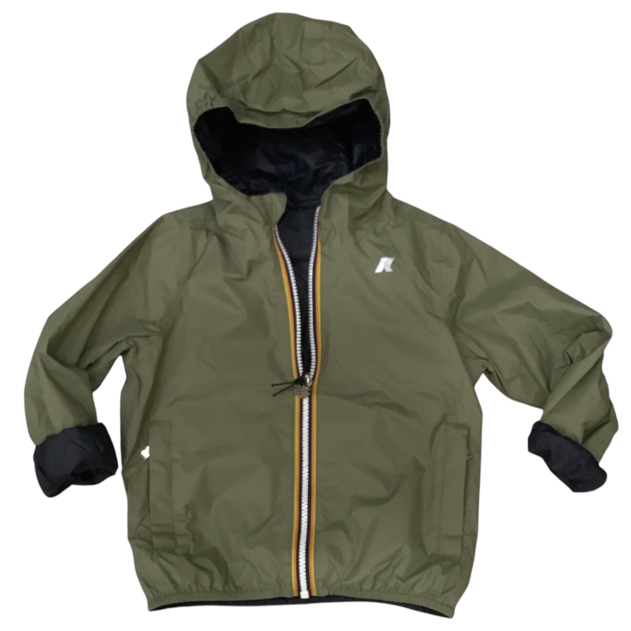 K-WAY l'aquiloneK-Way Jake Plus Bambino | Giubbino Reversibile Verde/Bluabbigliamento bambino