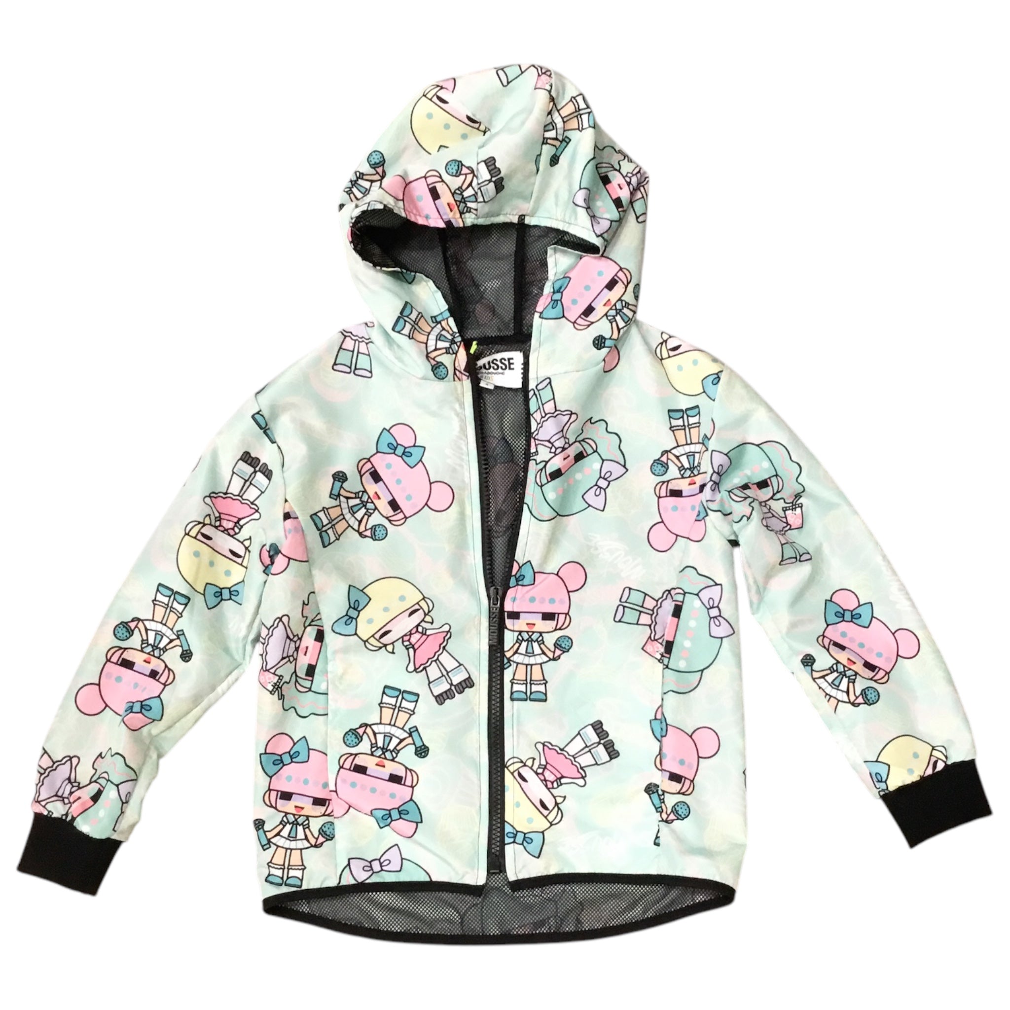 MOUSSE l'aquiloneMousse Giubbino Impermeabile | Fantasia Doll Verde Mentaabbigliamento bambina