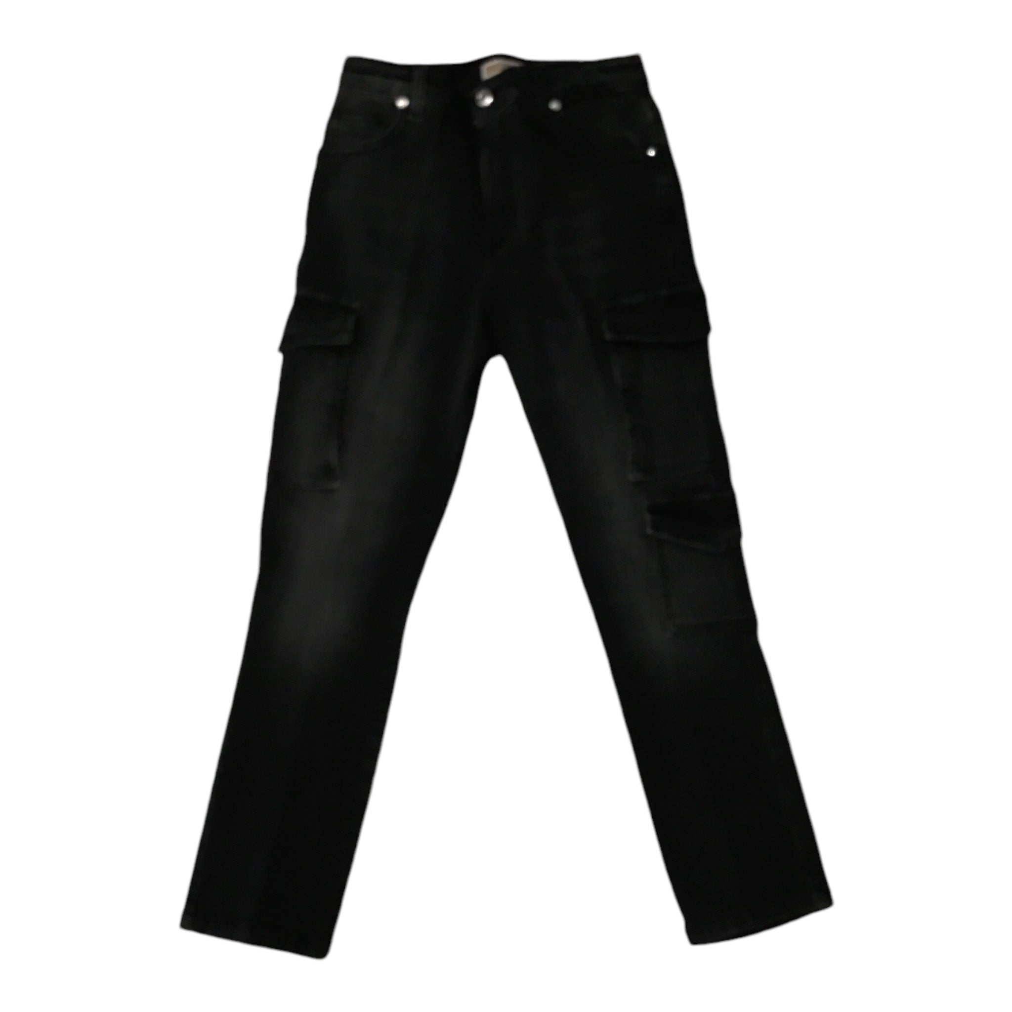 Denim Stretch Nero | Tasche Applicate e Vita Regolabile -Made in Italy KOCCA l'aquiloneDENIM STRETCHabbigliamento bambina