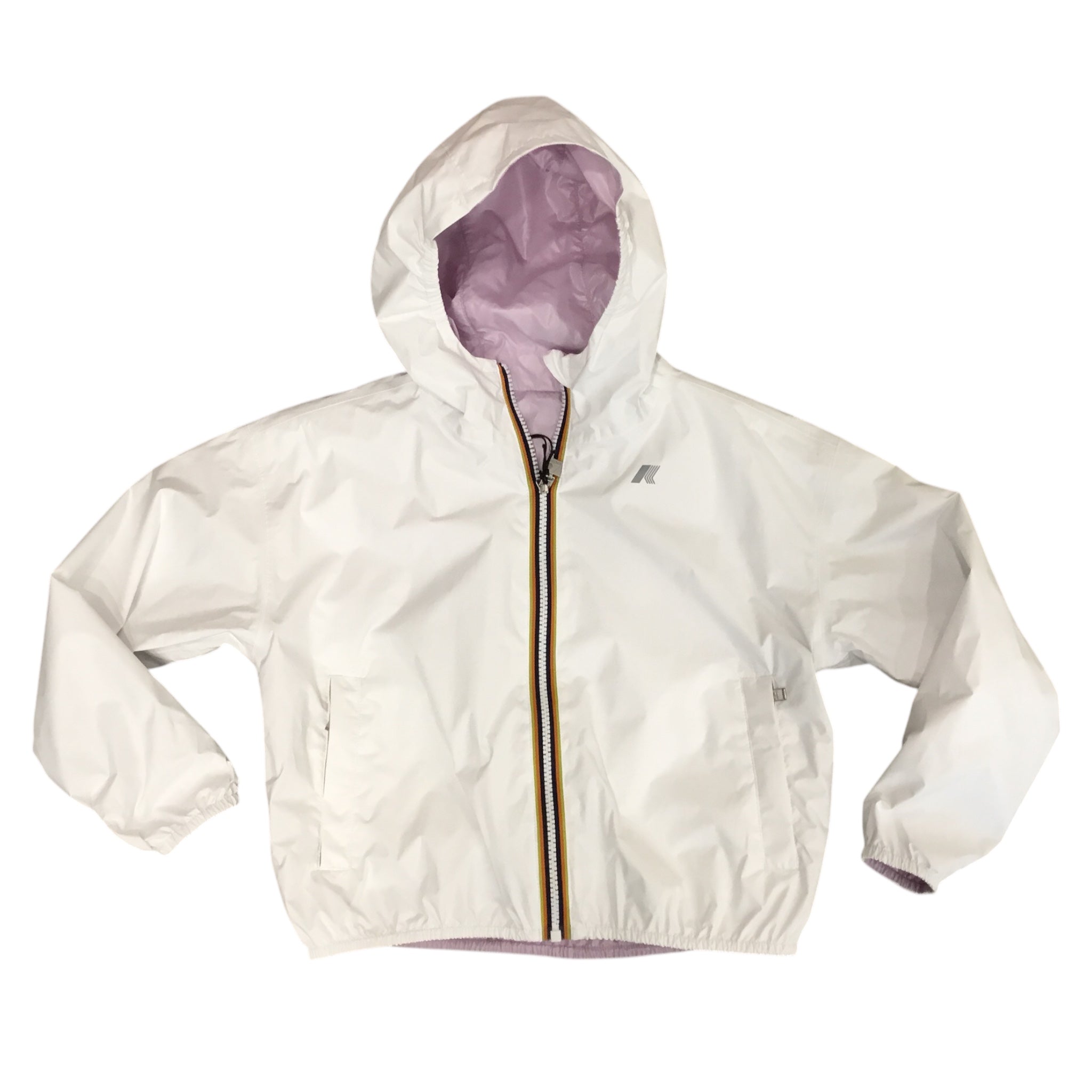 K-Way Laurette Double Bambina | Giacca Cropped Reversibile