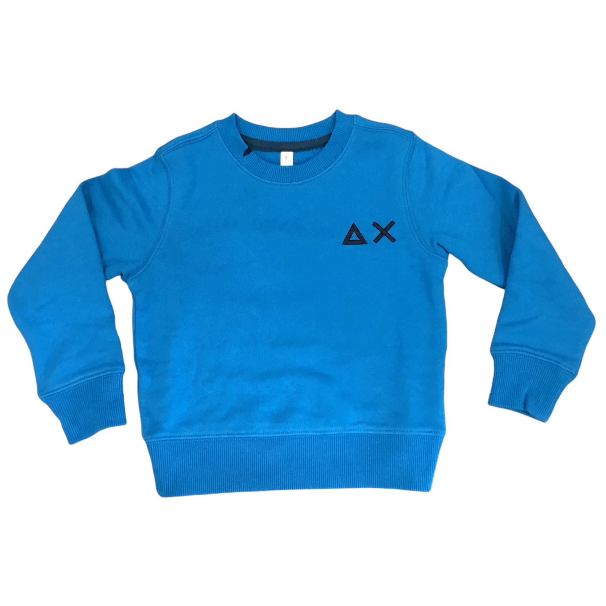 Felpa Girocollo Sun 68 | Cotone con Logo Ricamato SUN 68 l'aquiloneFELPA GIRO SUNabbigliamento bambino