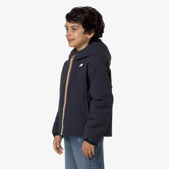 K-Way Giacca Bambino Jack | Double Face Impermeabile K-WAY l'aquiloneJack Warm doubleabbigliamento bambino