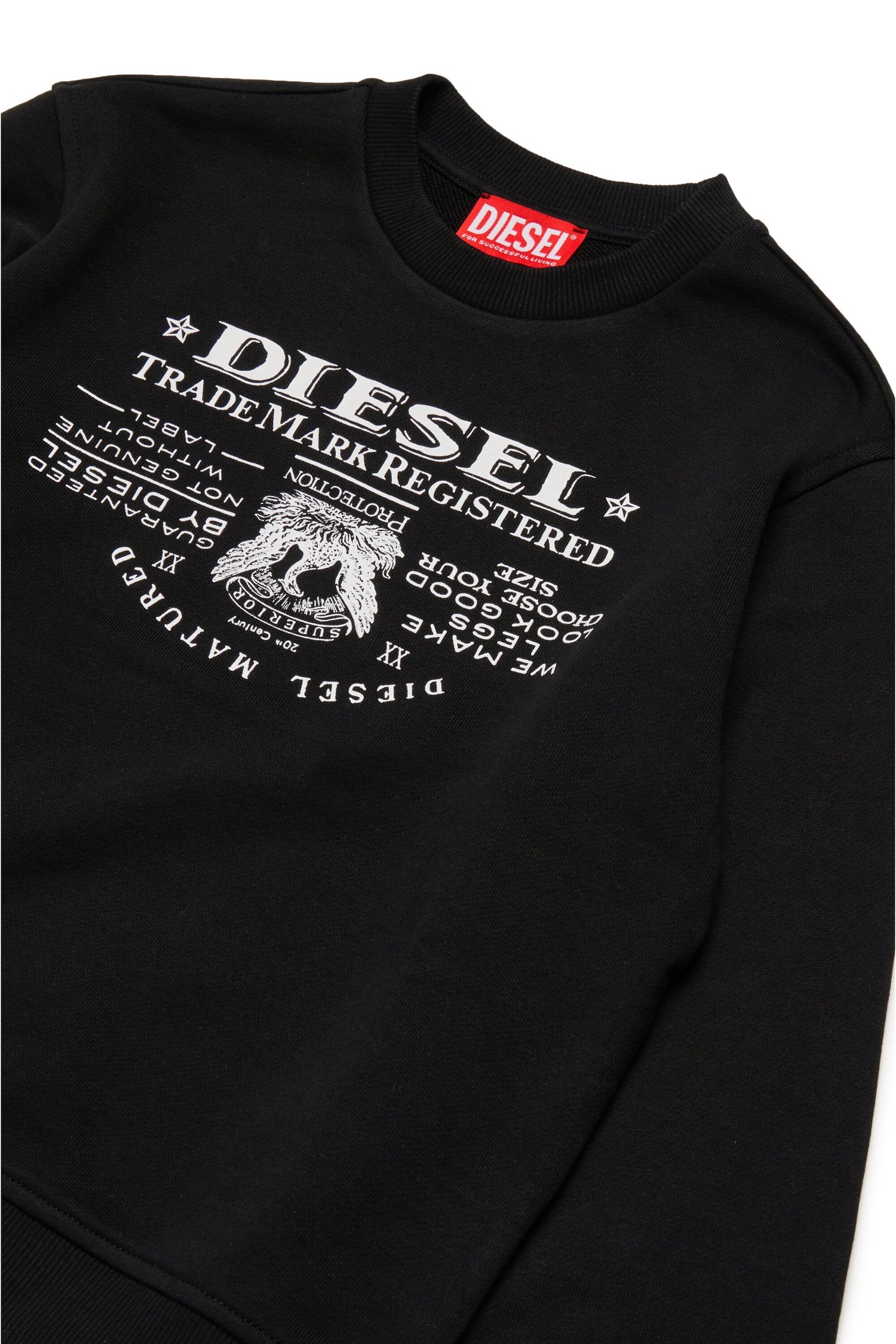 Felpa Diesel Girocollo | Stampa Jacron e Lavorazione a Costine DIESEL l'aquiloneFelpa stampa Jacronabbigliamento bambino