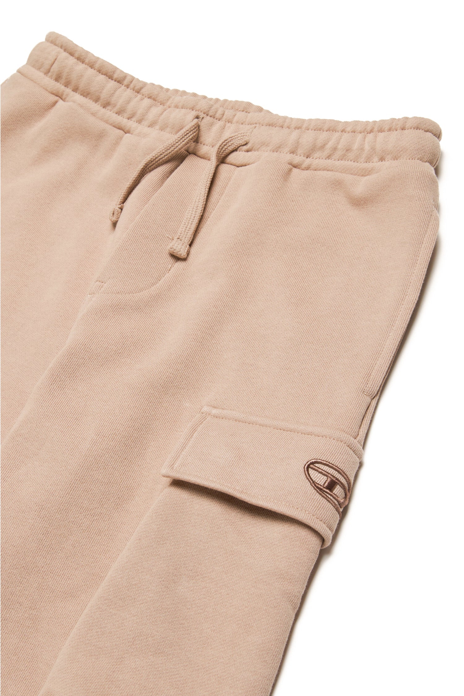 Pantaloni Cargo Diesel | Felpa 100% Cotone con Logo Oval D DIESEL l'aquilonePantalone felpa tasconiabbigliamento bambino