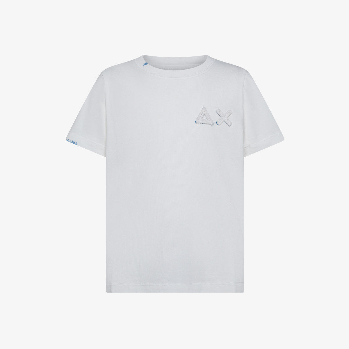  SUN 68 l'aquiloneSun 68 T-shirt Logo Ricamato | Micro Rotture a Contrastoabbigliamento bambino