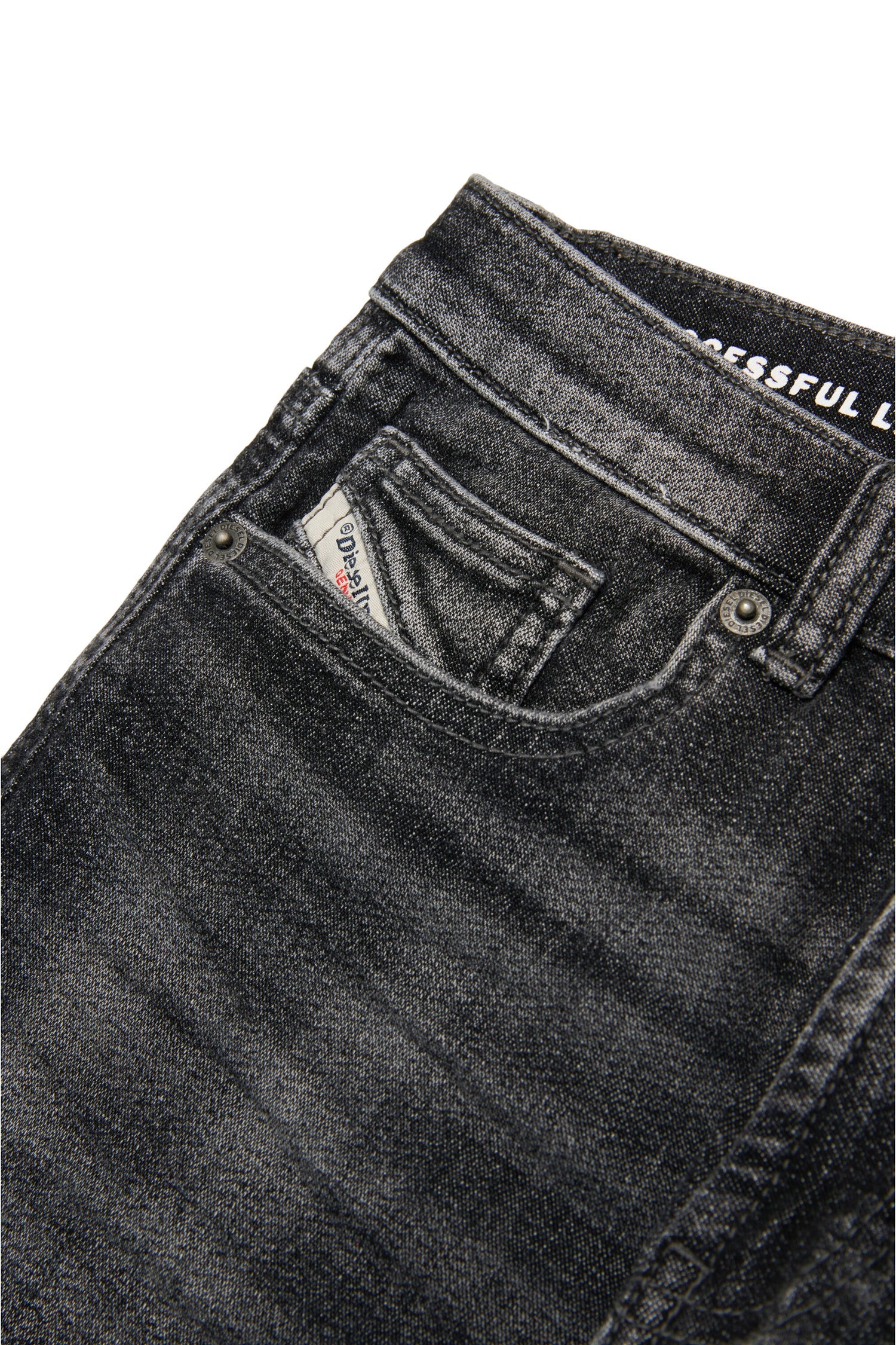  DIESEL l'aquiloneDiesel JoggJeans Tapered Nero | Effetto Used e Rottureabbigliamento bambino