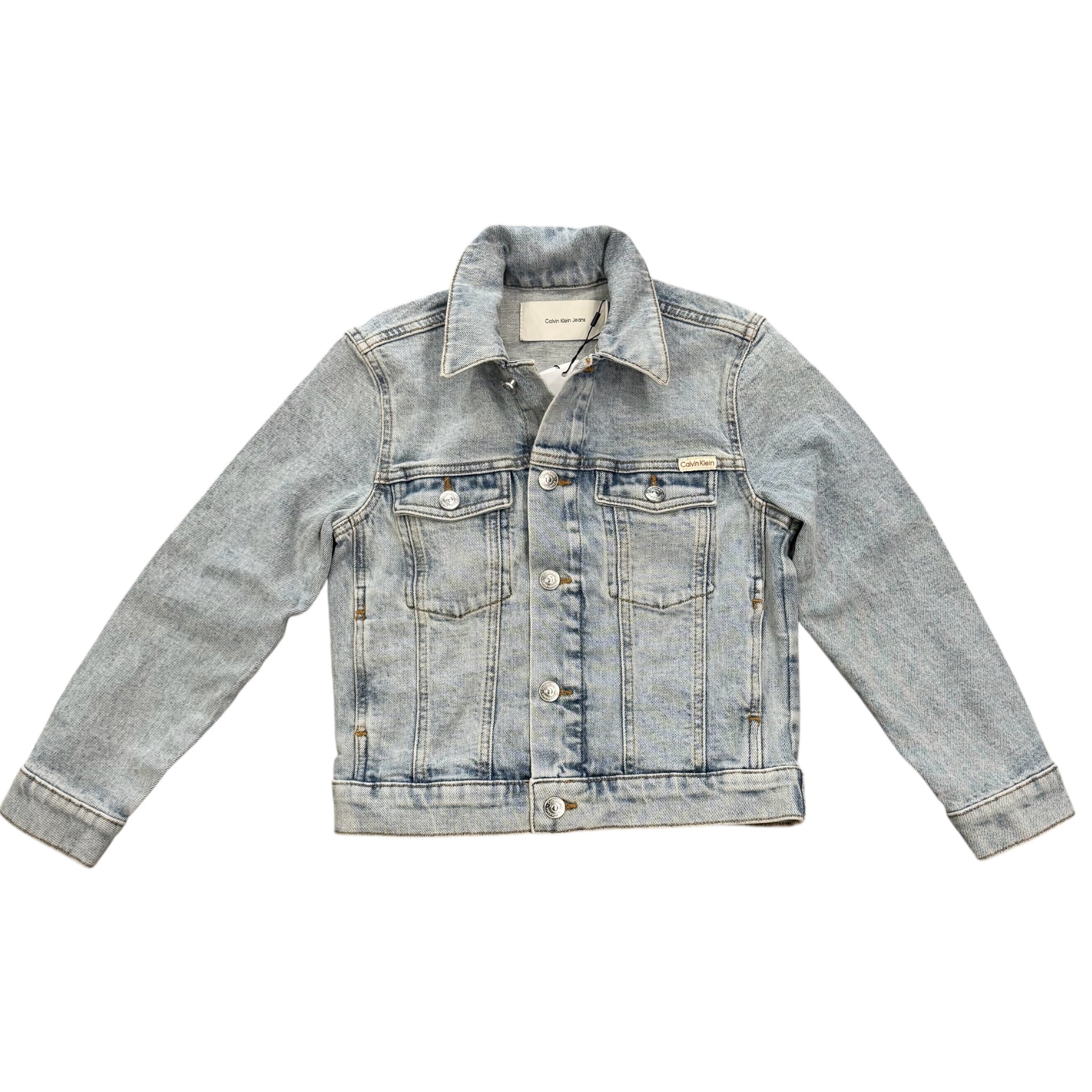 Calvin Klein Giubbino Jeans | Denim Stretch Chiaro - 2308 calvin klein l'aquiloneGiubbino Jeans Calvin kleinabbigliamento bambino