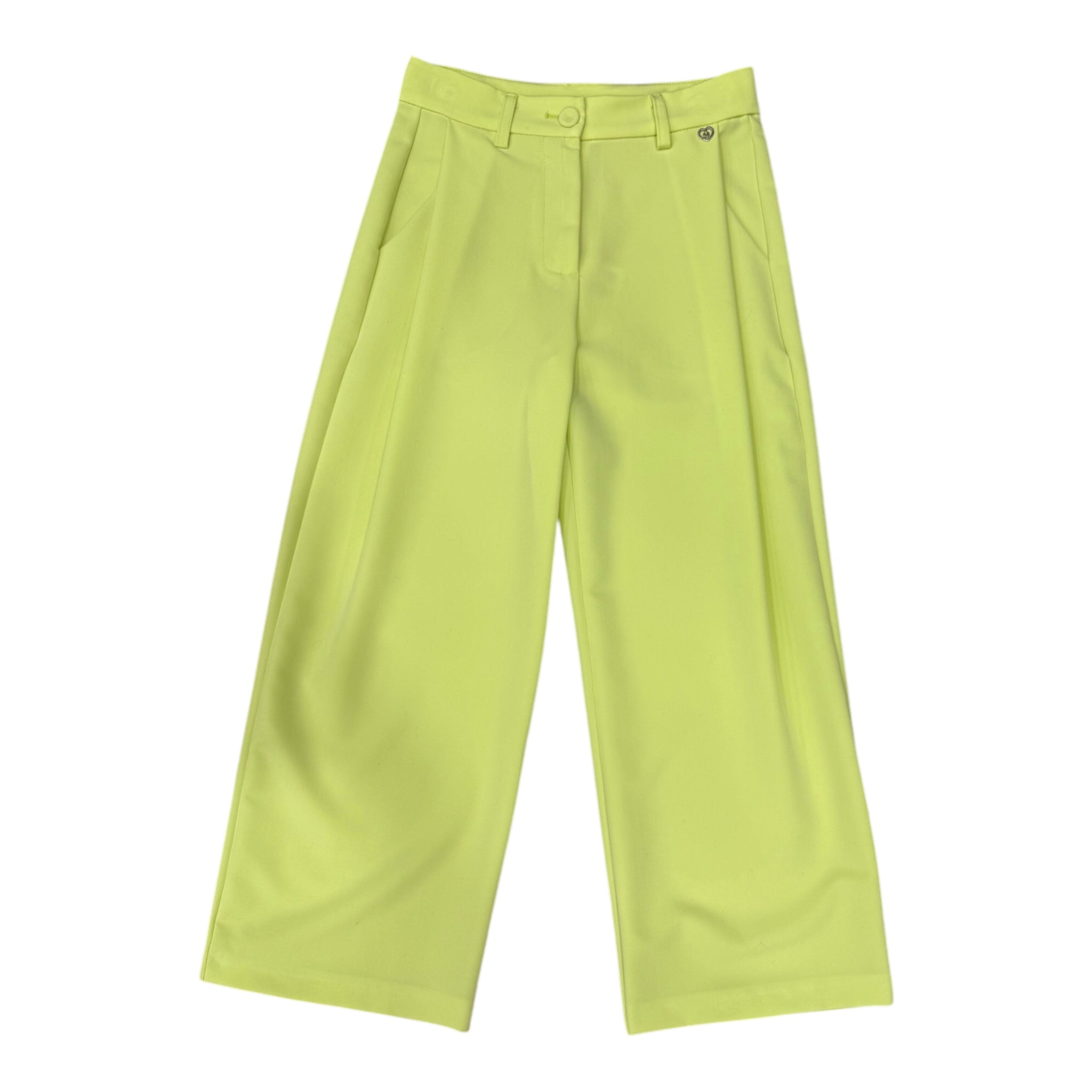 Pantalone Palazzo Lime Please | Vita Regolabile PLEASE l'aquilonePantalone Palazzo Lime | Vita Regolabileabbigliamento bambina