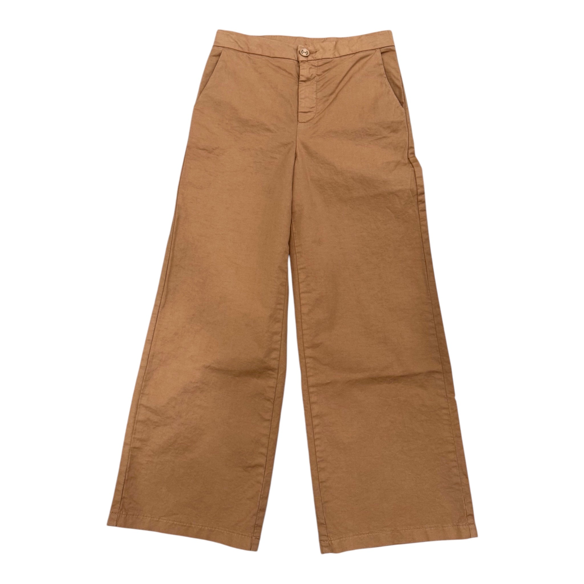 Pantalone Canvas Marrone Please | Gamba Larga PLEASE l'aquilonePantalone Canvas Marrone | Gamba Largaabbigliamento bambina