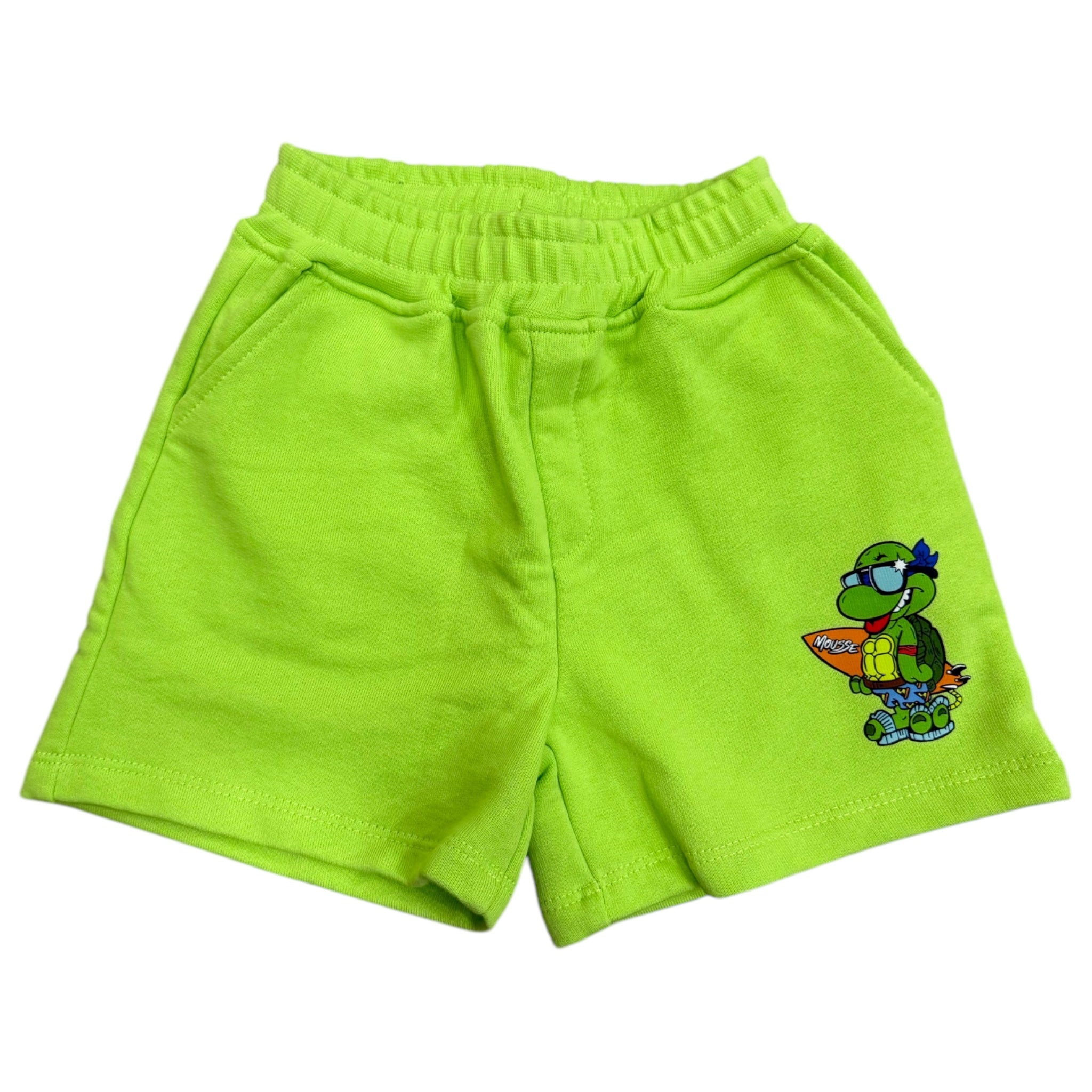  MOUSSE l'aquiloneBermuda Felpa Garzata Verde | Elastico e Coulisseabbigliamento bambino