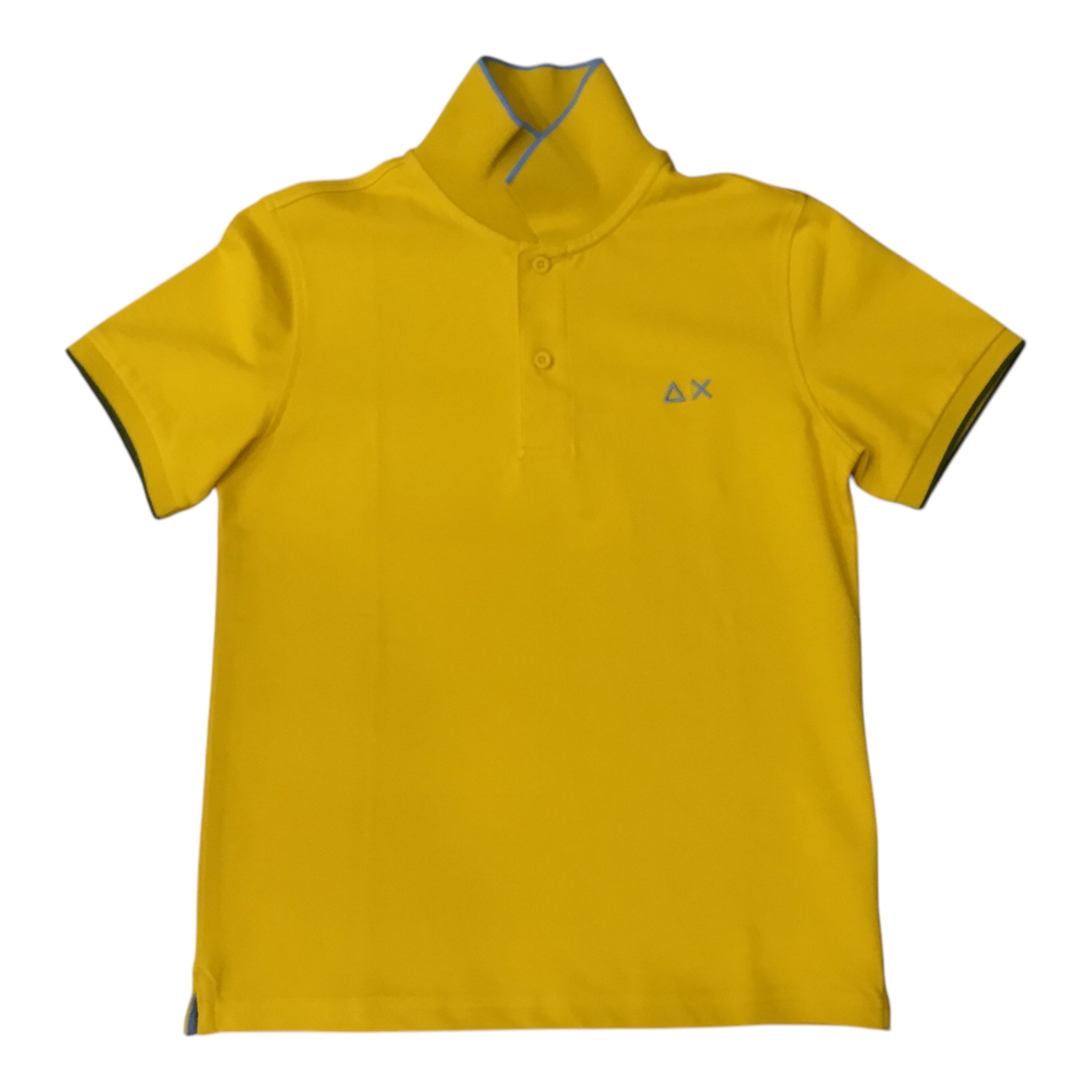  SUN 68 l'aquiloneSun 68 Polo Stretch | Colletto a Contrasto Giallo/Turcheseabbigliamento bambino
